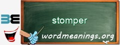 WordMeaning blackboard for stomper